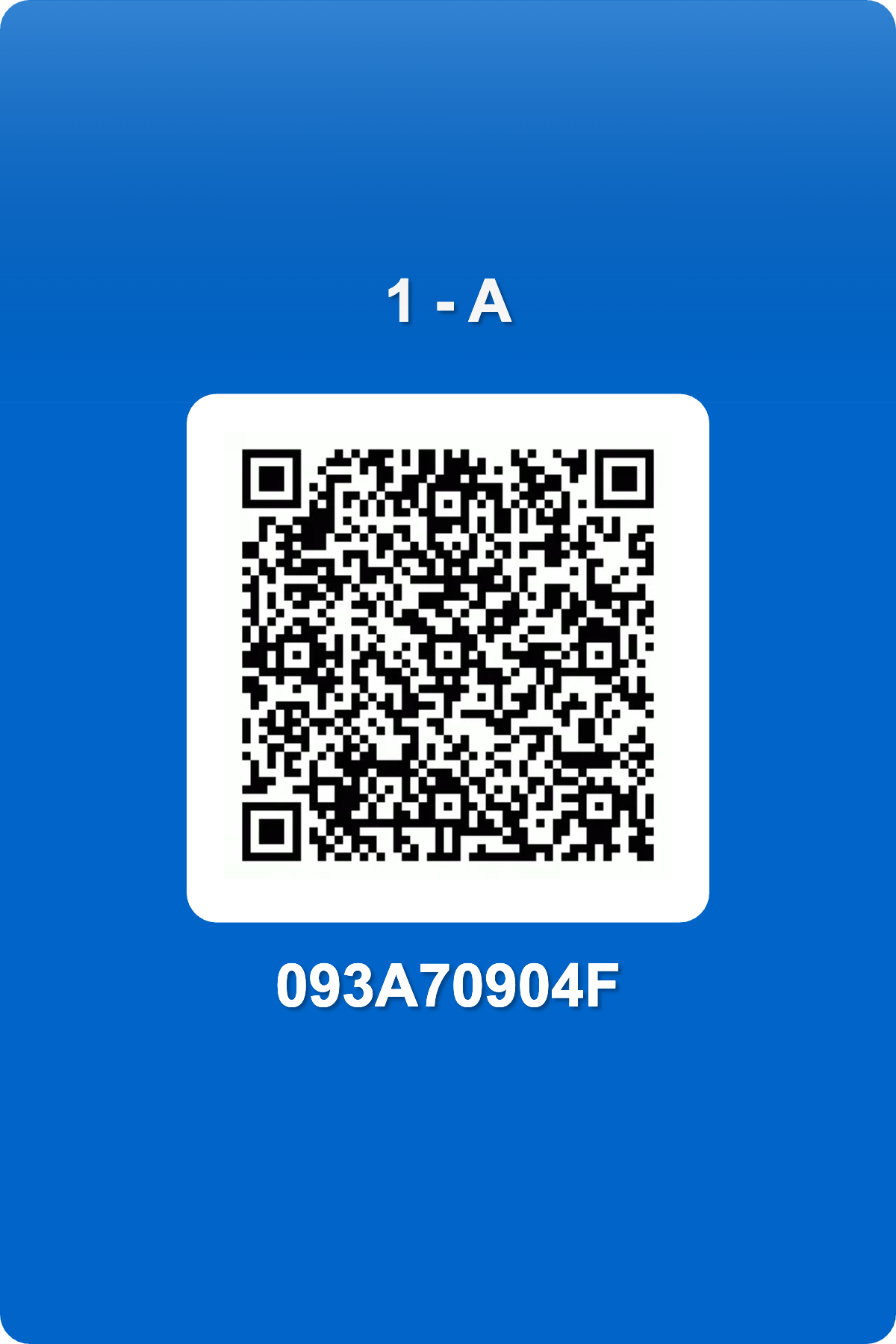 QR de familiares y amigos